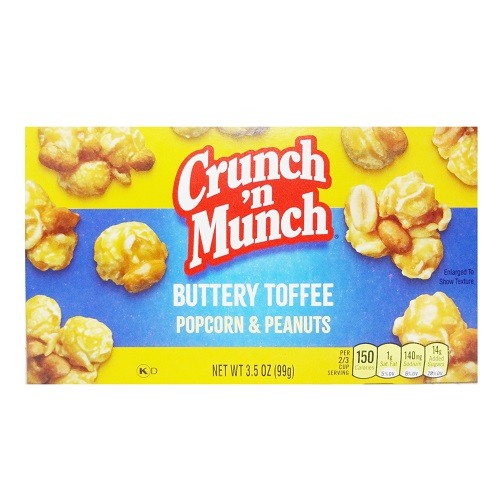 Crunch N Munch 3.5oz Bttr Toffee Popcorn