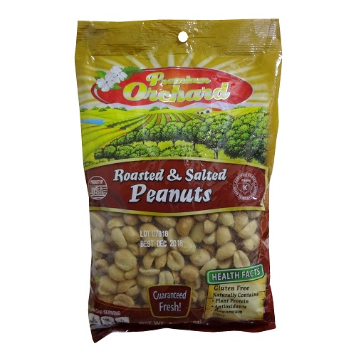 Premium Orchard Rstd Salted Peanuts 8