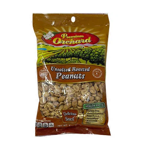 Premium Orchard Peanuts 8oz Rstd Unsalte
