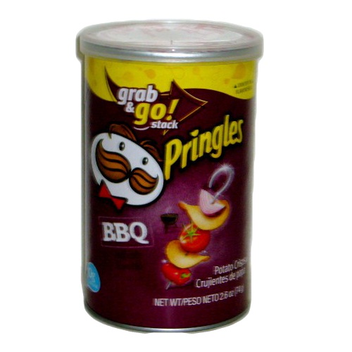 Pringles 2.5oz BBQ Potato Crisps