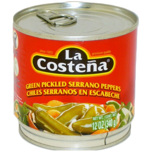 La Costeńa Serrano Peppers 12oz