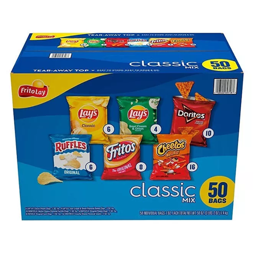 Lays Classic Mix Variety Pack 1oz