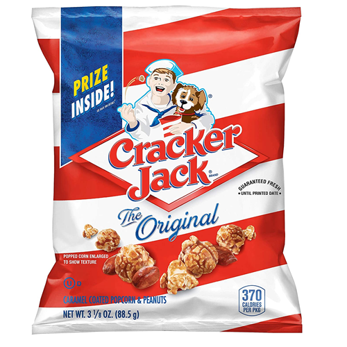 Cracker Jack 3.125oz Crml Popcorn & Pean