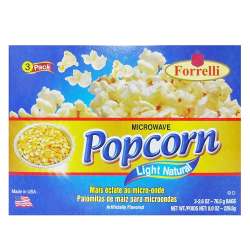 Forrelli Popcorn Light Natural 3pk