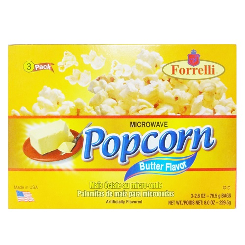 Forrelli Popcorn Butter 3pk