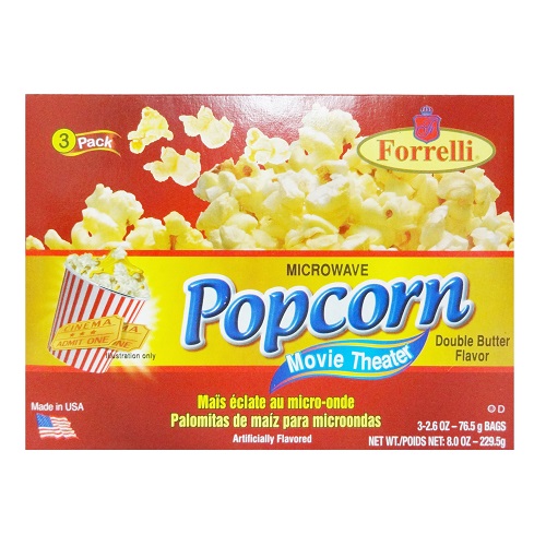Forrelli Popcorn Movie Theater 3pk