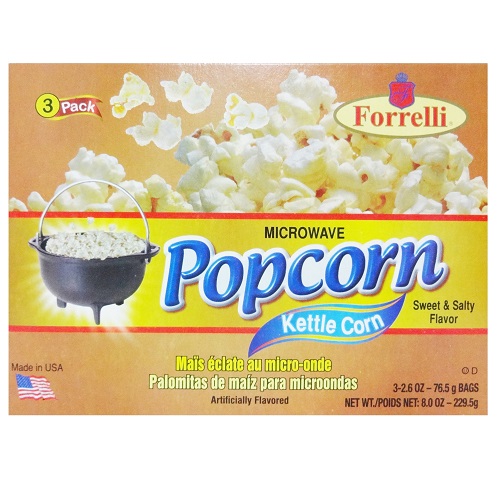 Forrelli Popcorn Kettle Corn 3pk