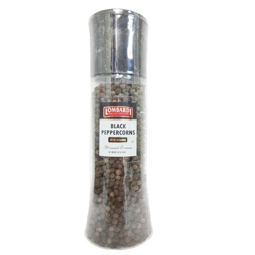 Lombardi Black Peppercorns 5.8oz W-Grind