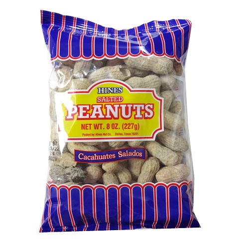 Hines Salted Peanuts 8oz Bag