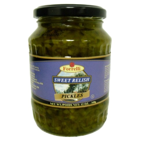 Forrelli  Sweet Relish Pickles 12oz Jar