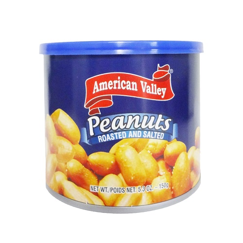 A.V Peanuts Roasted & Salted 5.3oz Jar