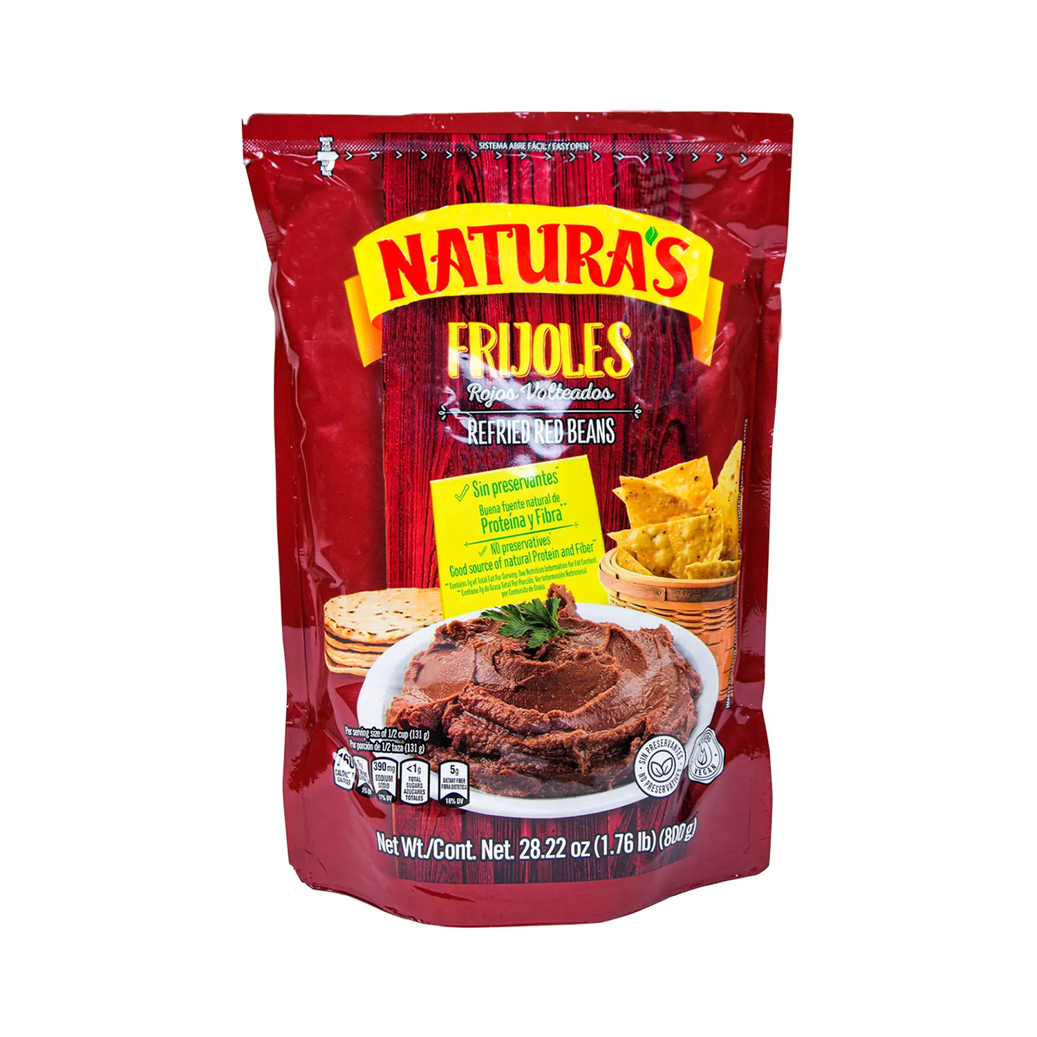 NATURAS Frijoles Rojos Volteados
